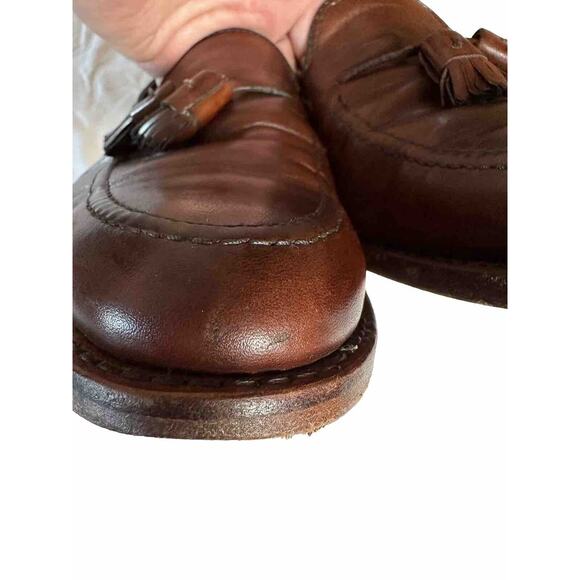 Allen Edmonds Men’s Brown Mahogany Leather Shoes Tassel US Size 10.5 B main image 5